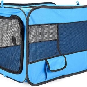 Pet Carry Bag Pet Folding Car Out Box Cat Dog Cage Portable Outing Bag Pet Supplies Moving Travel Teddy Bianmu Pet Supplies (Size : Large)
