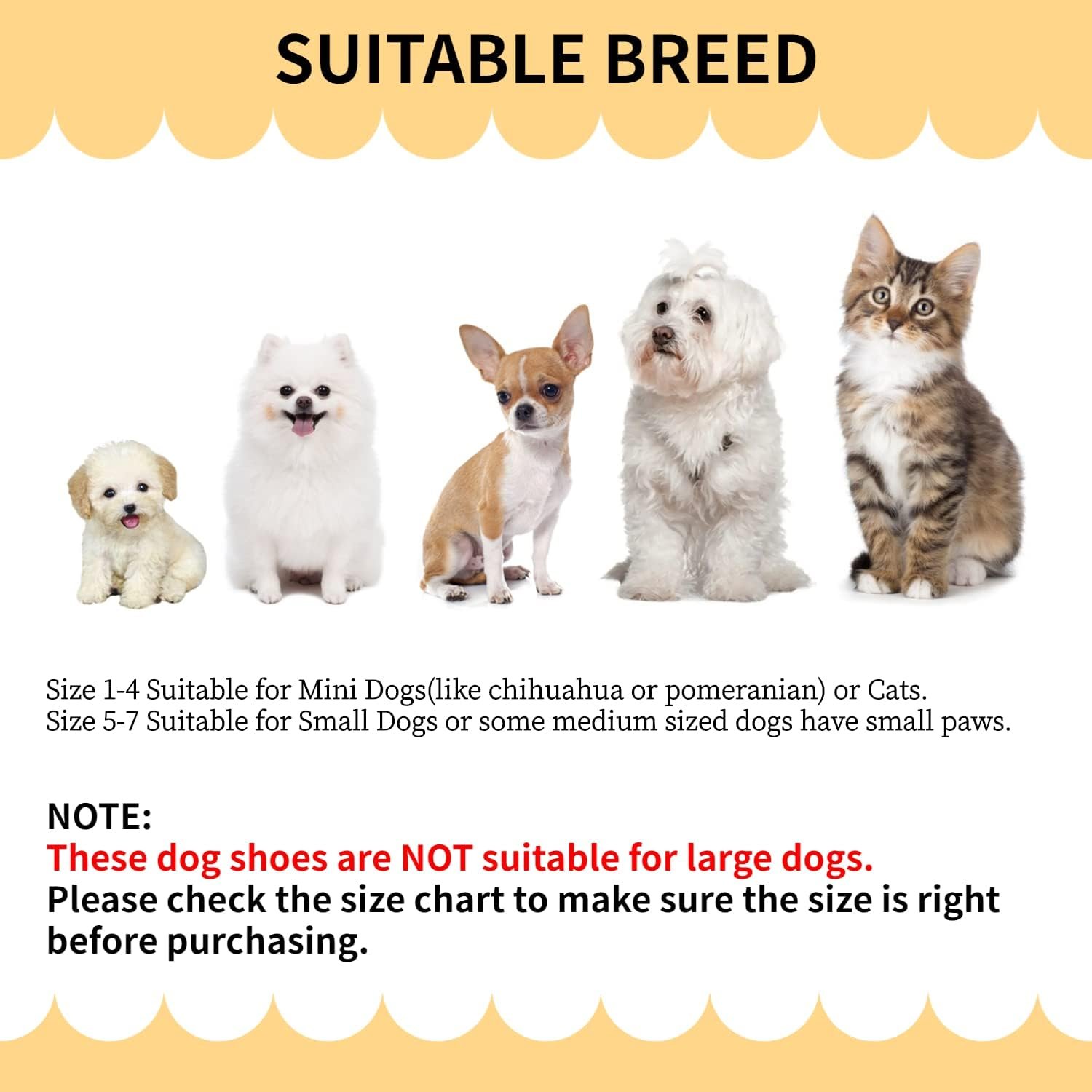 Dog Snow Boots, Dog Shoes for Winter, Dog Winter Boots for Small Medium Dogs Puppies, Dog Boots & Paw Protectors with Anti-Slip Sole and Plush, Pack of 4 - Image 2